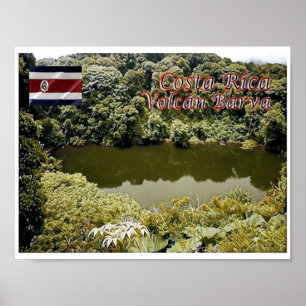 Poster Volcan Barva - Costa Rica -