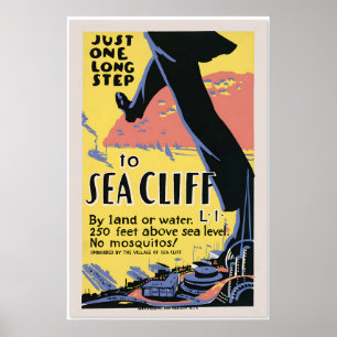 Poster Volcan Paricutin Mexique Années 40 Style Vintage M