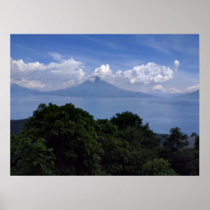 Poster Volcans du lac Atitlan
