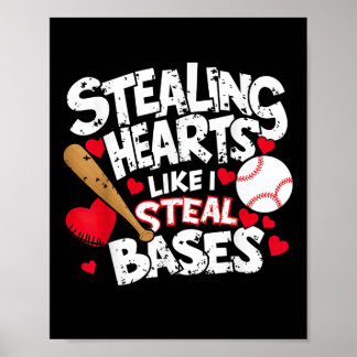 Poster Voler Des Coeurs Comme Je Vole Des Bases, Du Baseb