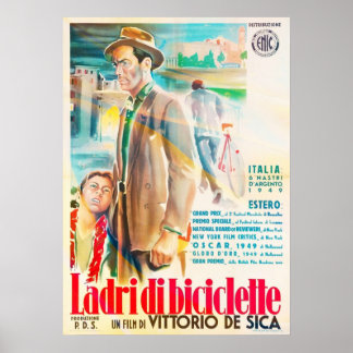 Poster Voleurs de vélos