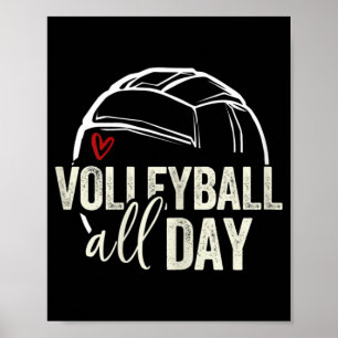 Poster Volley-ball Ado fille femmes volleyball vidéo