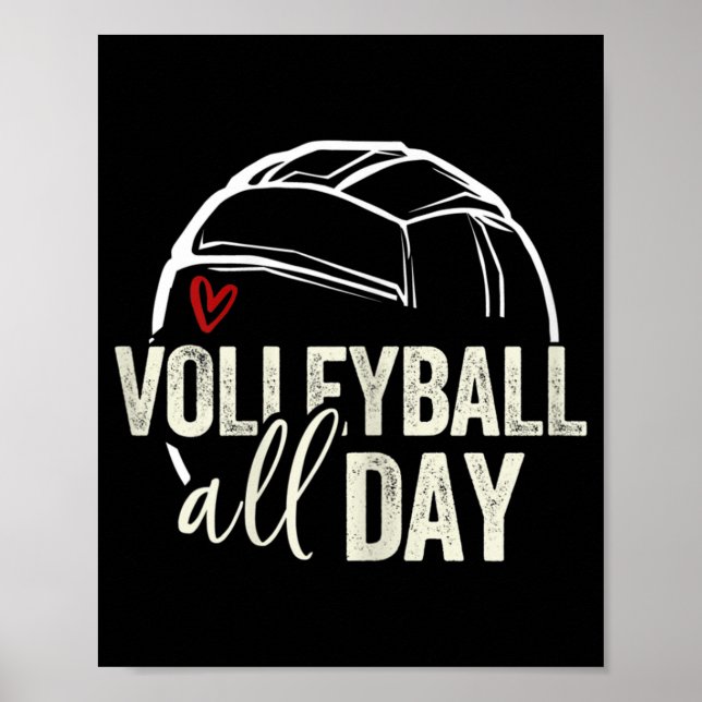 Poster Volley-ball Ado fille femmes volleyball vidéo (Devant)