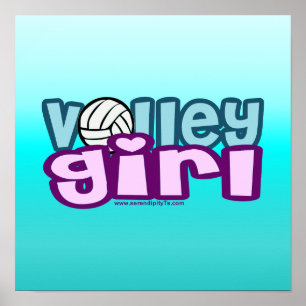 Poster Volley fille