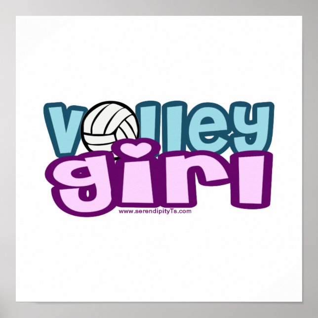Poster Volley fille (Devant)