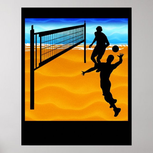POSTER VOLLEYBALL 2015 MODÈLE (Devant)
