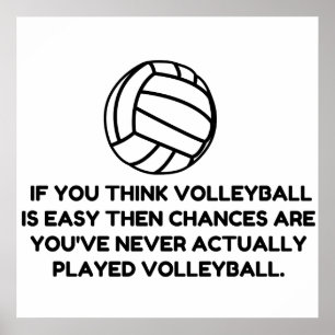 POSTER VOLLEYBALL FACILE