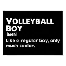 Volleyball garçon drôle Dictionnaire définition