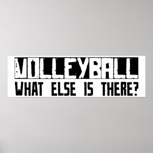 Poster Volleyball Qu'Y A-T-Il D'Autre ?