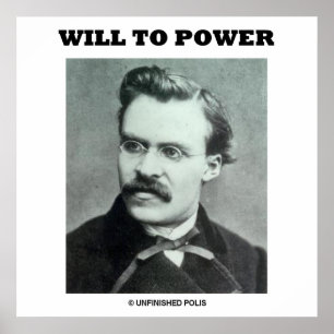 Poster Volonté De Pouvoir (Friedrich Nietzsche)