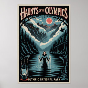 Poster vom heimgesuchten Olympic National Park