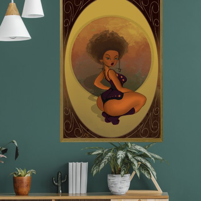 Poster vom Typ weiblicher Marienkäfer (Wohnzimmer 1)