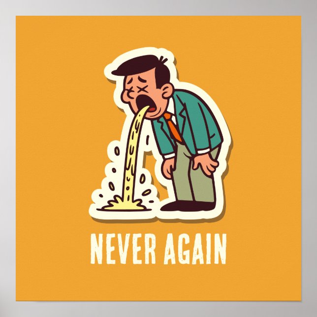 Poster Vomit (Devant)