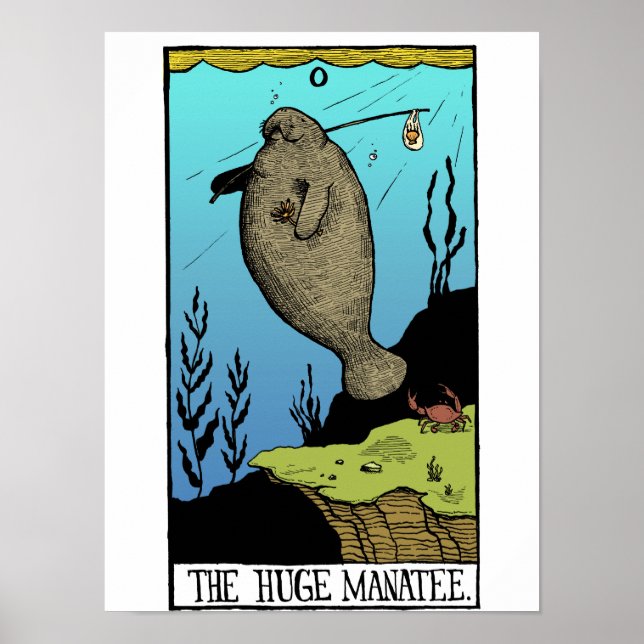 Poster von Huge Manatee (Vorne)