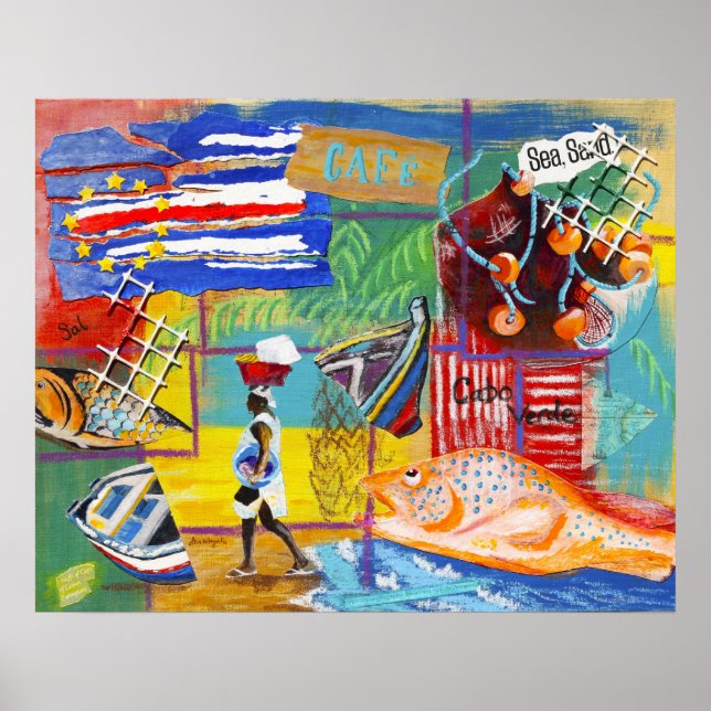 Poster von Kap Verde (Vorne)