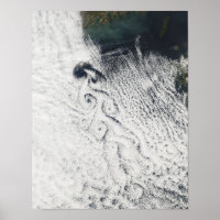 Von Karmann nuages vortices
