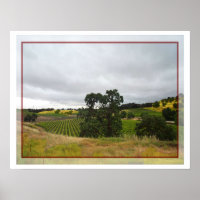 Poster von Paso Robles Weinland
