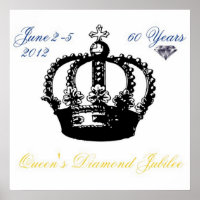 Poster von Queens Diamond Jubilee 2012