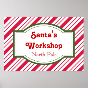 Poster von Santas Werkstatt