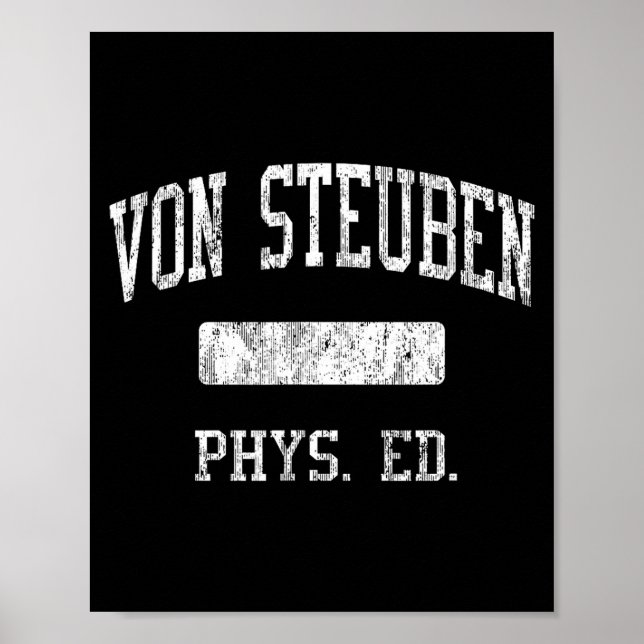 Poster Von Steuben High School Hs Chicago Il Phys Ed  (Devant)