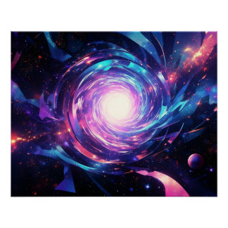 Poster Vortex cosmique
