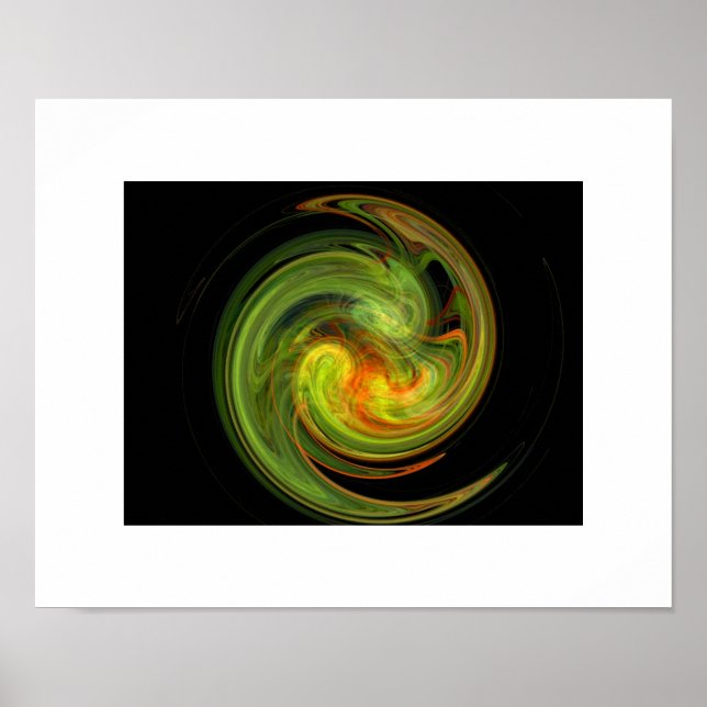 POSTER VORTEX LUMINEUX (Devant)