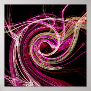 Poster Vortex rose