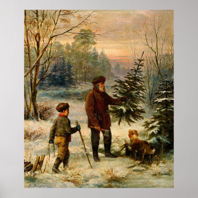 Poster Vorweihnacht de Franz Krüger (19e siècle) (Devant)