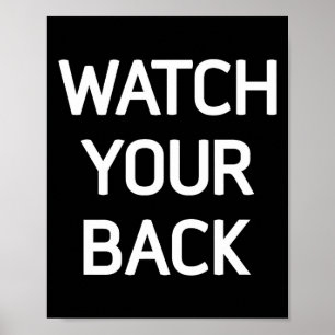 Poster Vos blagues sur le dos de montre citations sarcast