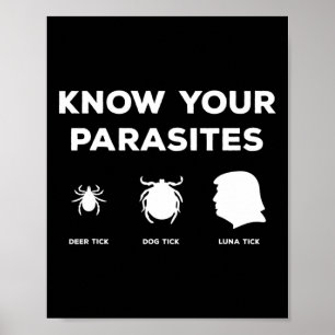 Poster Vos Parasites N'Importe Qui, À L'Exception De La C