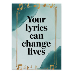 Poster Vos paroles peuvent changer de vie, option 2
