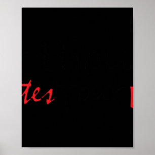 Poster Vos pensées dicte votre autocollant de destination