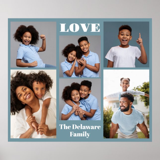 Poster VOS photos, texte et couleur (Devant)