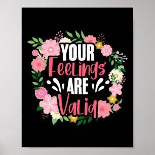 Poster Vos Sentiments Sont Des Personnes En Santé Mentale