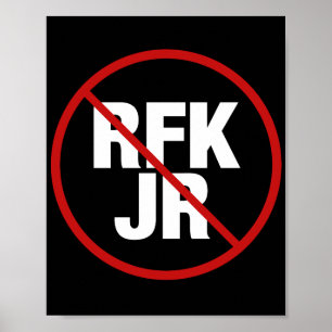 Poster Vote anti RFK Jr contre Robert F. Kennedy Yard