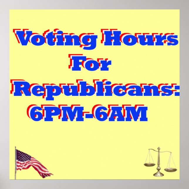 Poster Vote Démocrate (Devant)