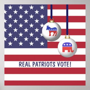 Poster Vote des vrais patriotes
