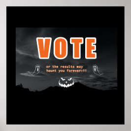 Poster Voter Des Tactiques Peur