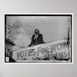 Poster Votes d'Elizabeth Freeman pour des femmes