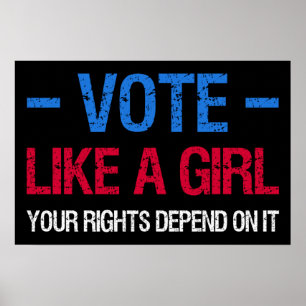 Poster Votez comme une fille Vos droits en dépendent III