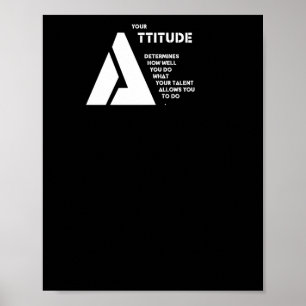 Poster Votre Attitude Détermine Dans Quelle Mesure Vous F