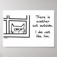 Votre chat n'aime pas cet autre chat
