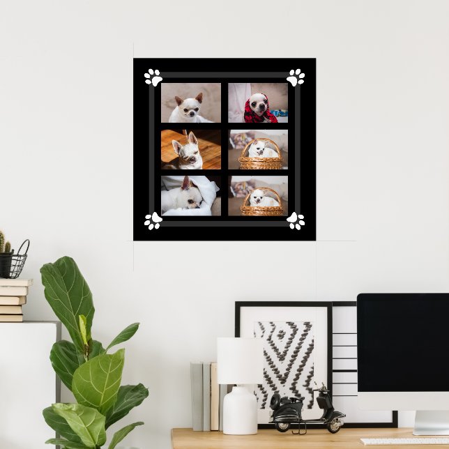Poster Votre chiot chien de compagnie personnalisation ph (Bureau à domicile)