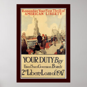 Poster "Votre devoir" - 2e prêt Liberty