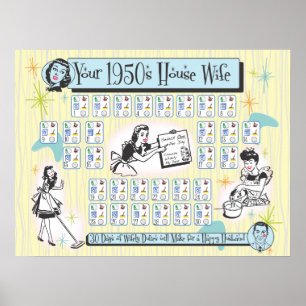 Poster Votre femme de la maison des années 50