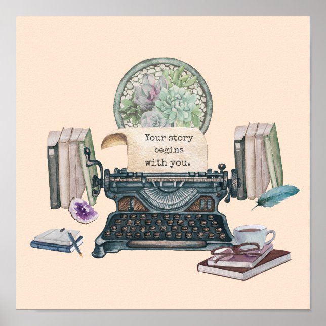 Poster Votre histoire commence avec vous (Devant)