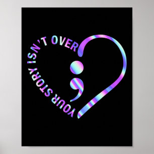 Poster Votre histoire n'est pas sur la prévention du suic