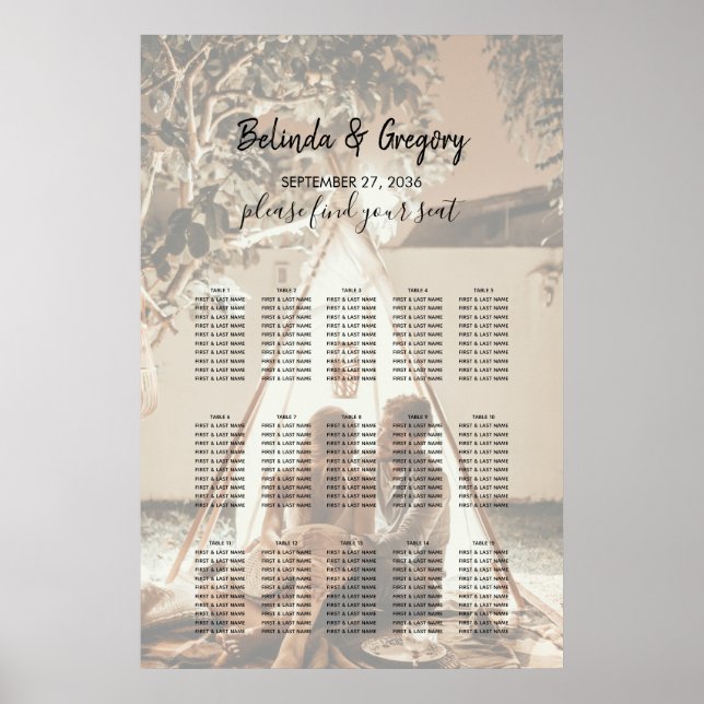 Poster Votre Mariage de photo déchargé (Devant)