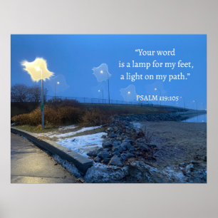 Poster "Votre parole est une lampe pour mes pieds Inspira