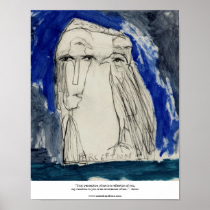 Poster Votre perception de moi est une réflexion de vous